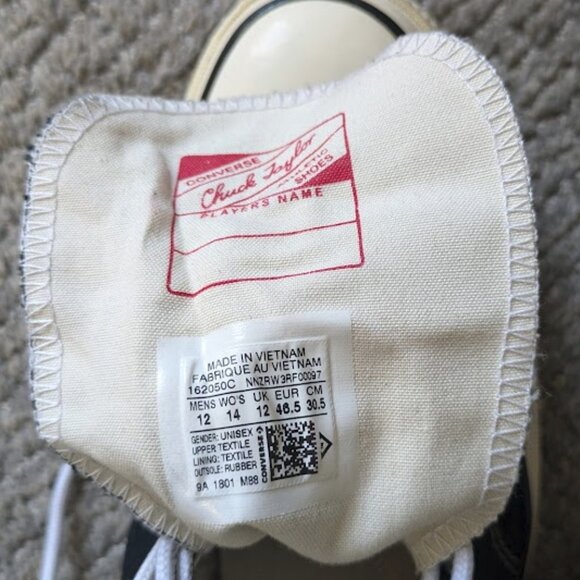 Converse Chuck Taylor 1970s Hi "Black & Egret" - Picture 3 of 3